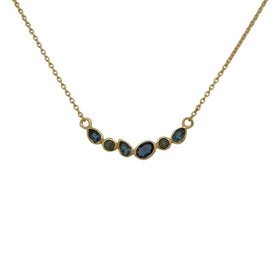 Luna 'Greip' Iolite Hydro Gold Necklace