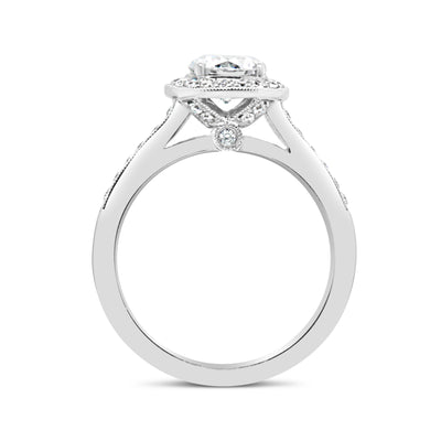 18ct Diamond & CZ Ring (M)