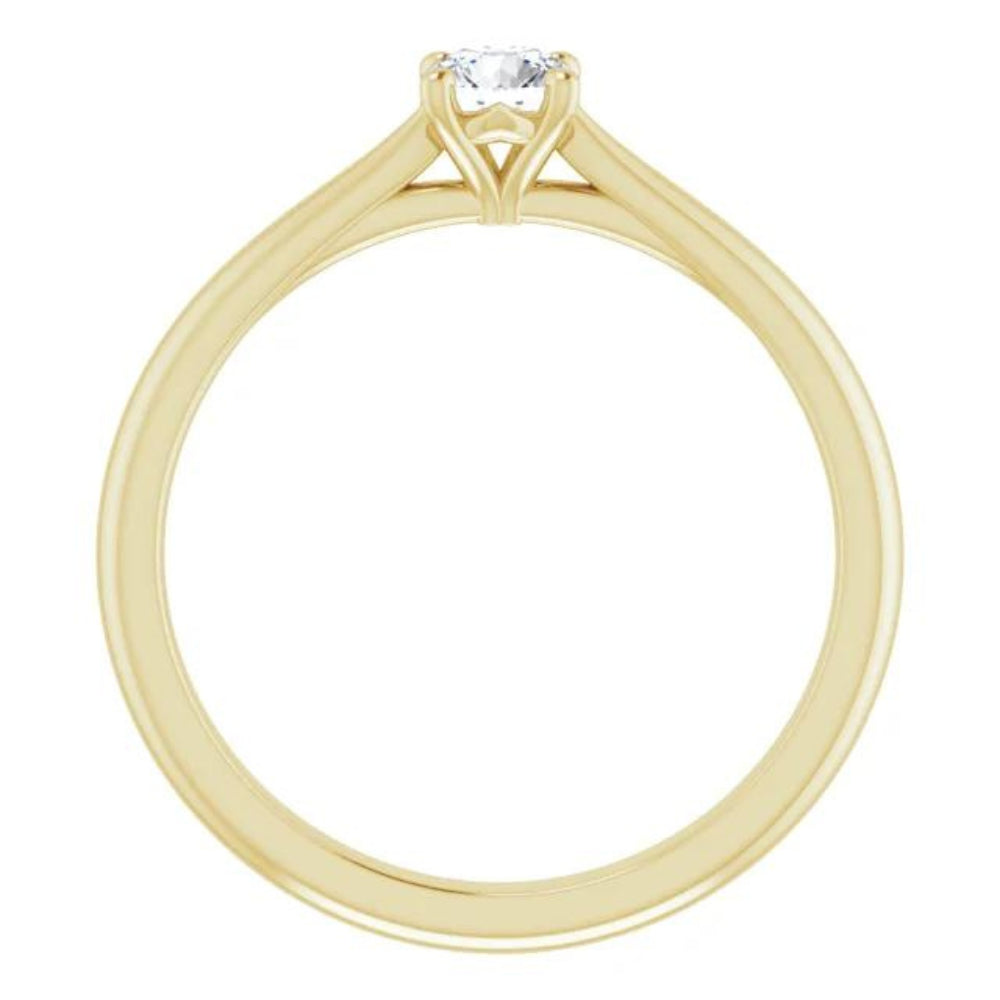 Vida 0.25ct Lab Created Diamond Solitaire Ring