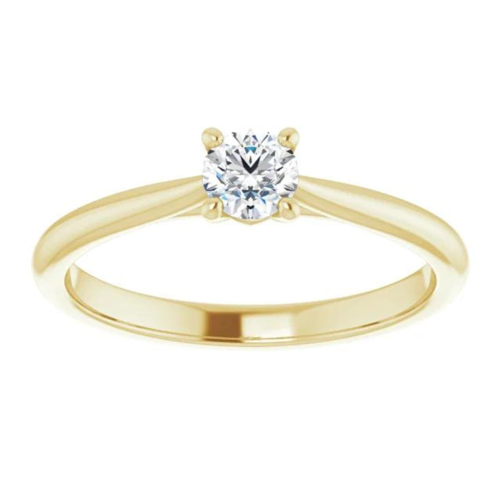 Vida 0.25ct Lab Created Diamond Solitaire Ring