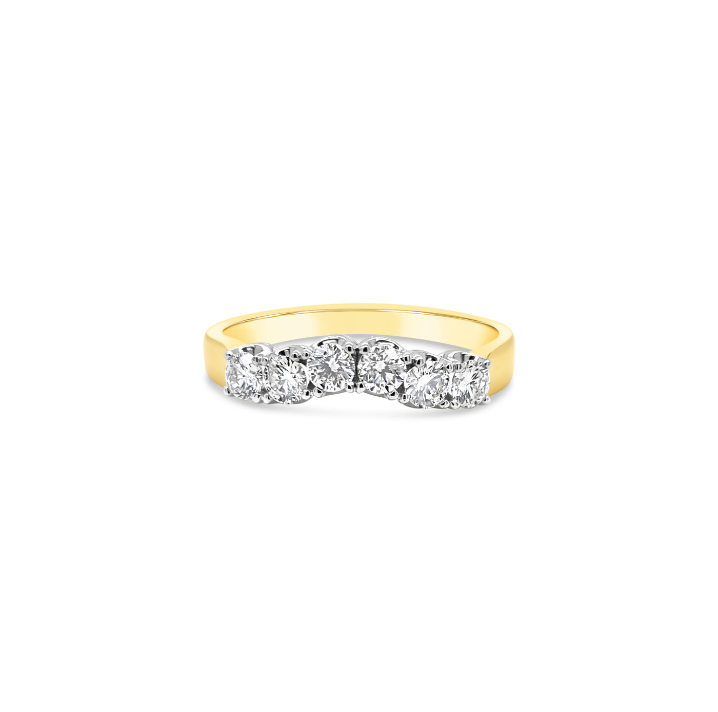 9k Bitone Diamond Eternity Ring