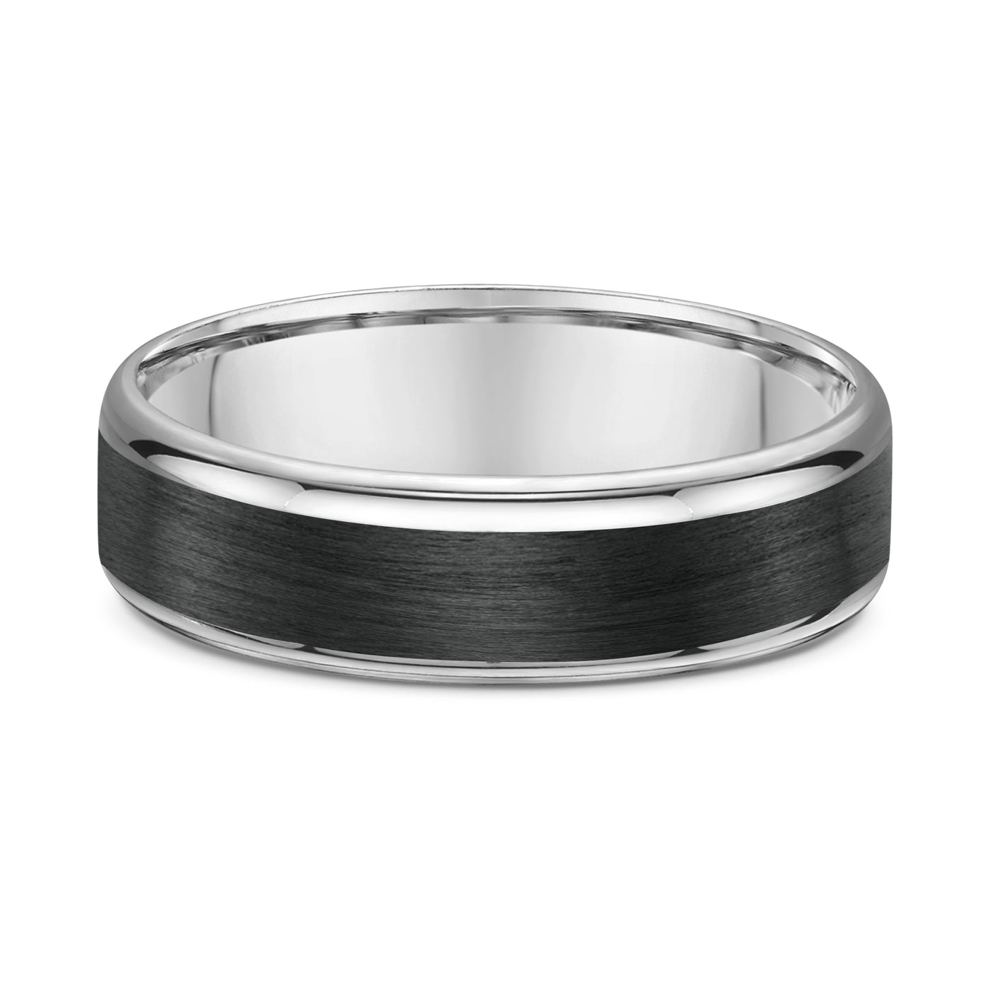 Titanium & Carbon Wedding Band (S)