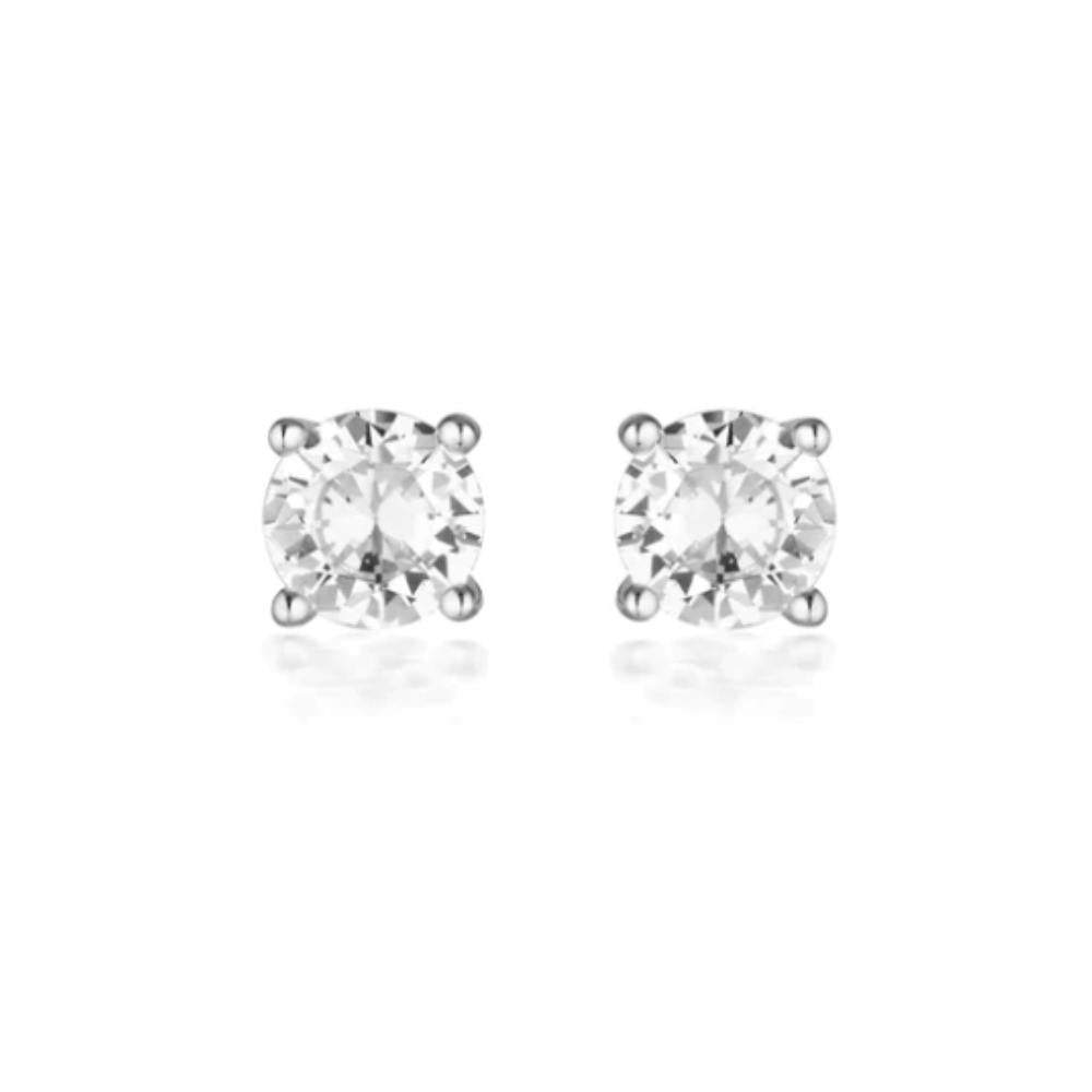 Amavi 9k Gold Moissanite Stud Earrings