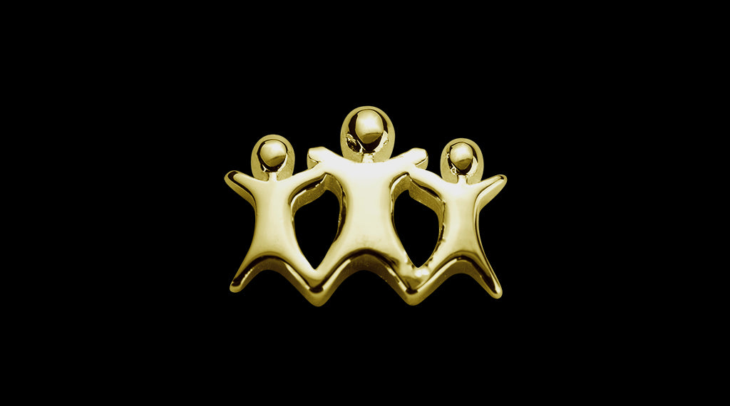 Stow 9ct Yellow Gold Stowaways Charm My Family