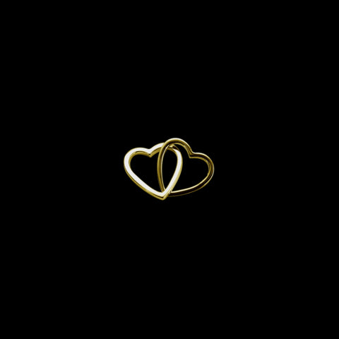 Stow 9ct Yellow Gold Love Hearts (Together)