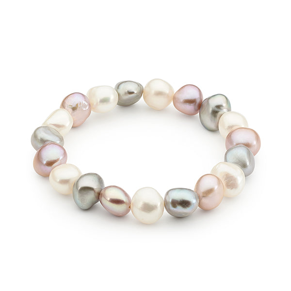 Allura La Perla Multi Pearl Elastic Bracelet