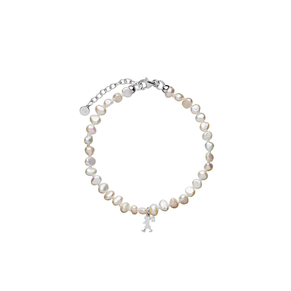 Karen Walker Mini Girl with Pearls Bracelet