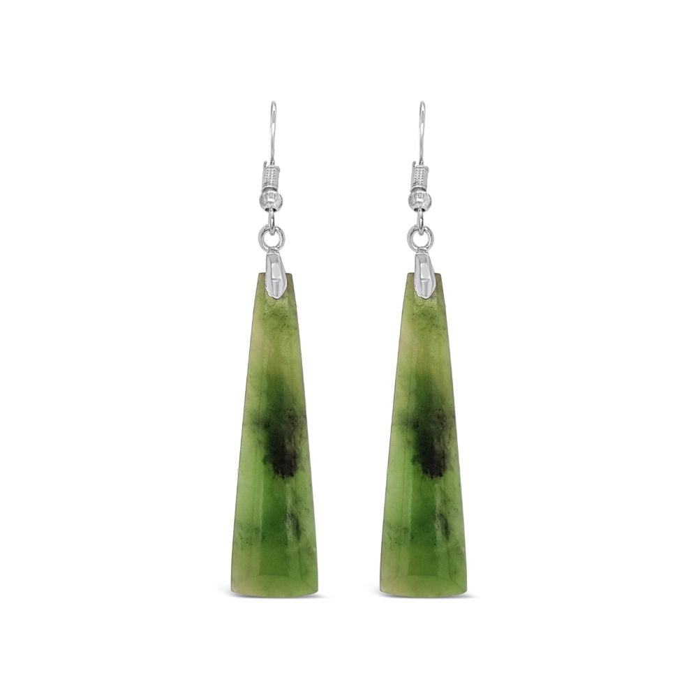 Wild at Heart Green Stone Drop Earrings