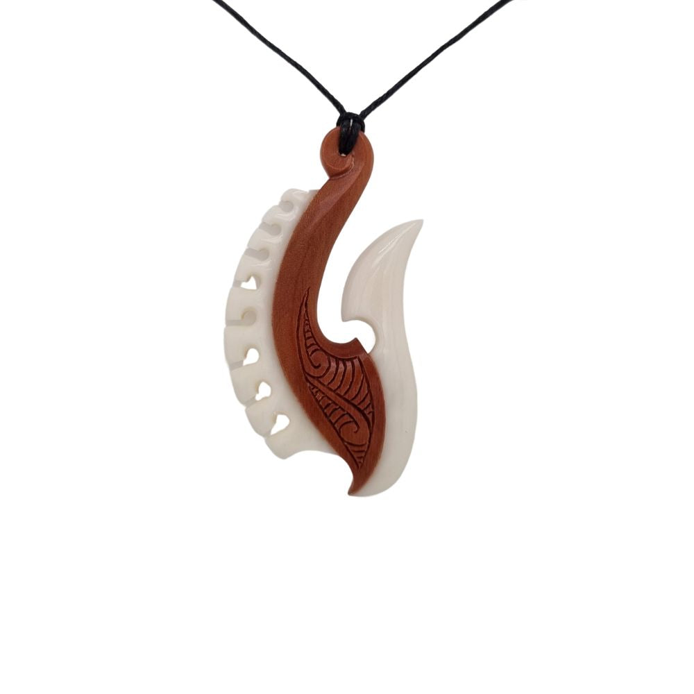 Wild at Heart Bone Hook Necklace