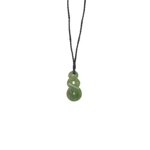 Wild at Heart | NZ Pounamu | Double Twist | 30mm Pendant