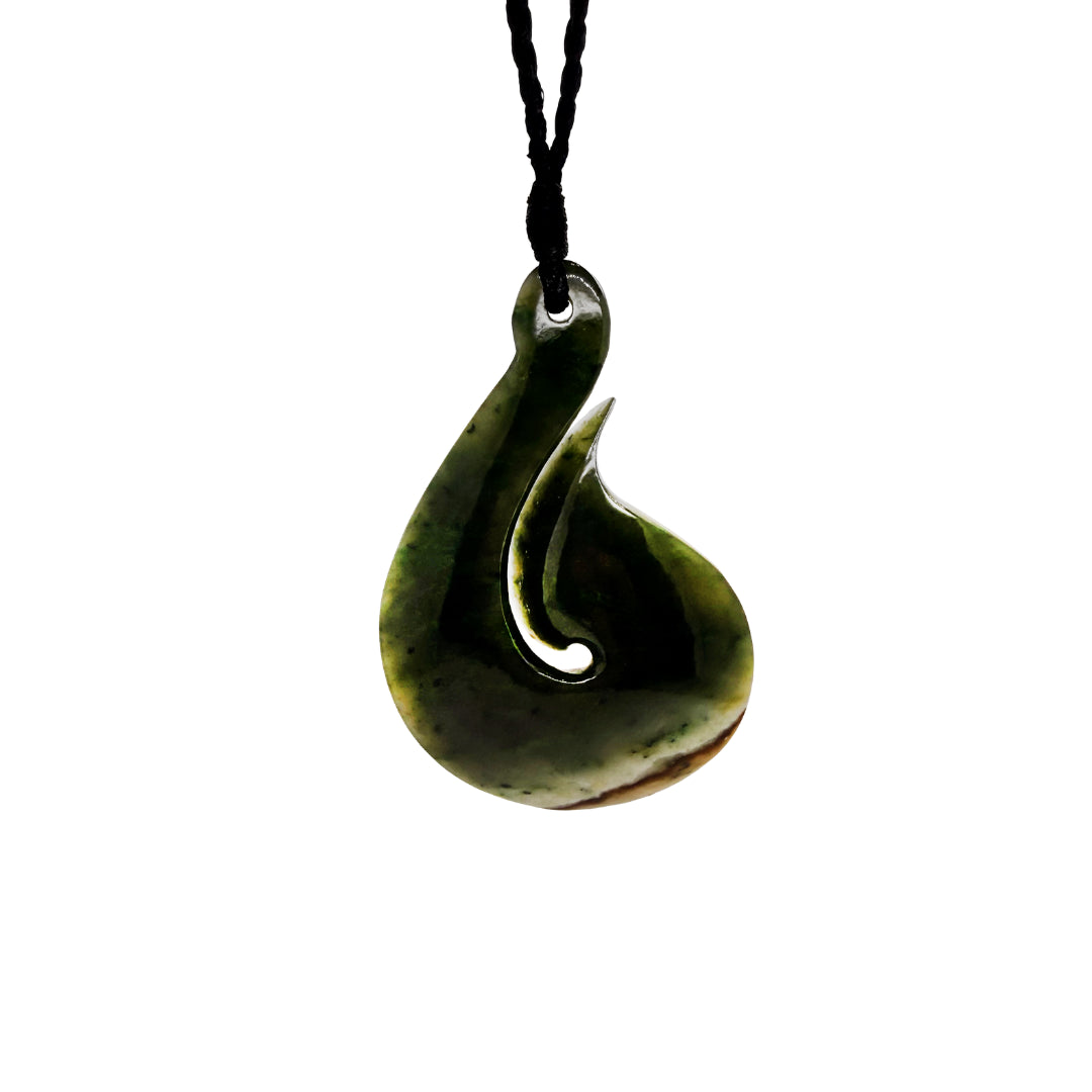 Wild At Heart Pounamu Hook Pendant