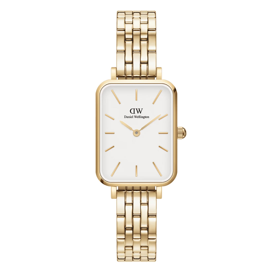 Daniel Wellington Quadro 5-Link Gold & White Watch