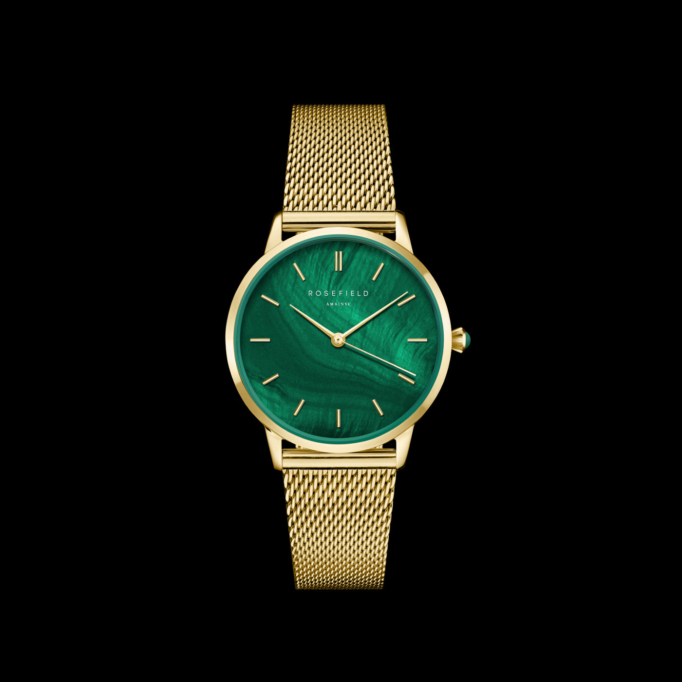 Rosefield Pearl Edit Emerald Watch