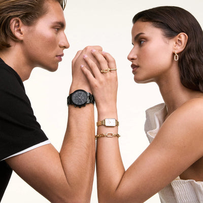 Daniel Wellington Iconic Chronograph Link Onyx B