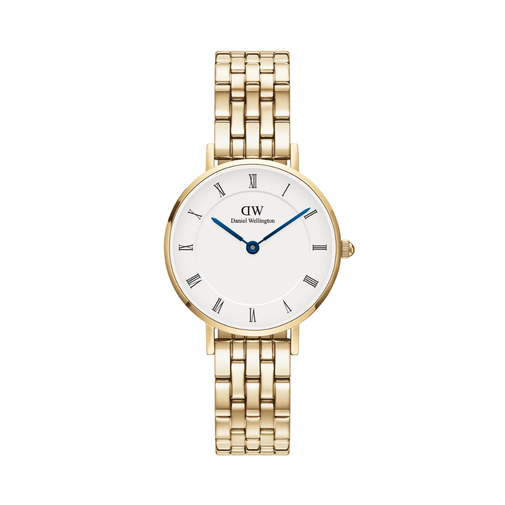 Daniel Wellington Petite Roman Numerals 5-Link | Gold