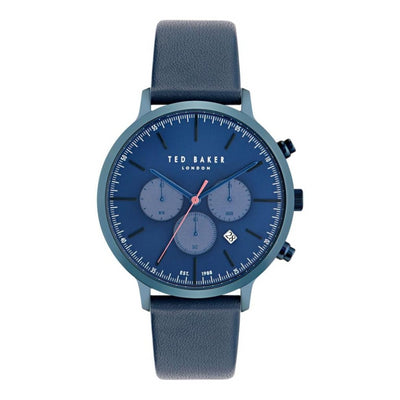 Ted Baker Haarvin Blue Dial Leather Watch