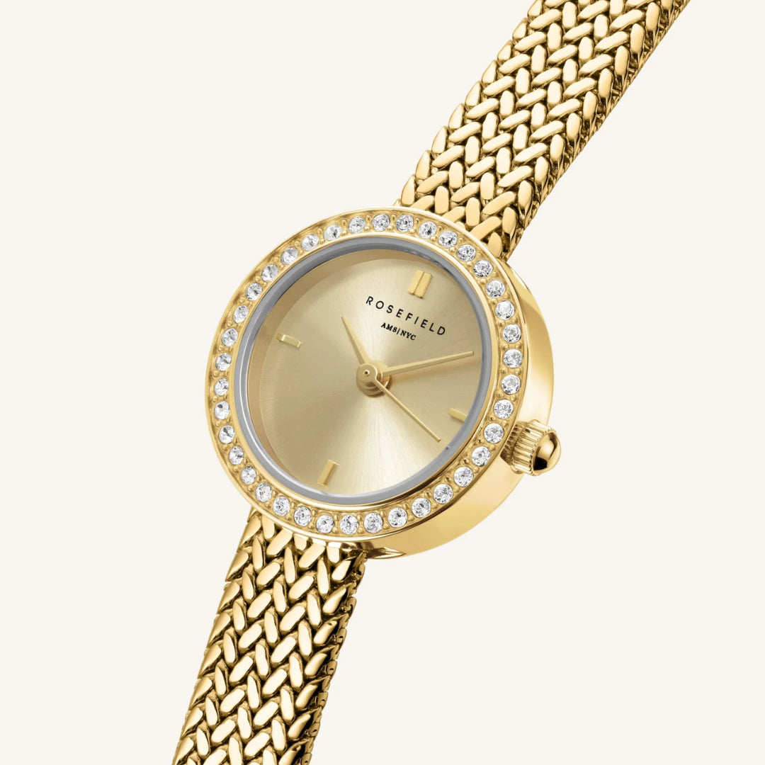 Rosefield Mini Small Edit Gold Watch