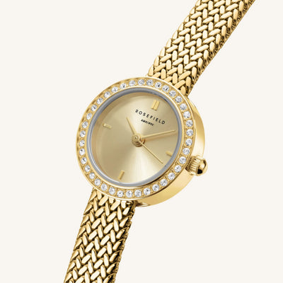 Rosefield Mini Small Edit Gold Watch