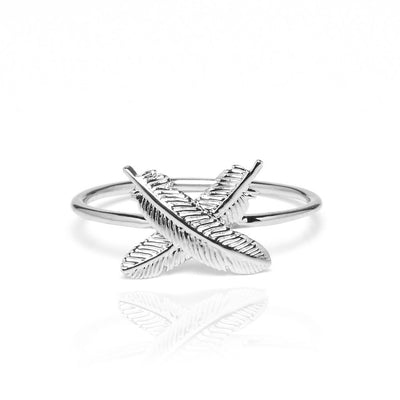 Boh Runga Feather Kisses Ring | Sterling