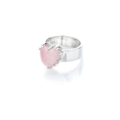 Stolen Girlfriends Club Rose Quartz Love Claw Ring