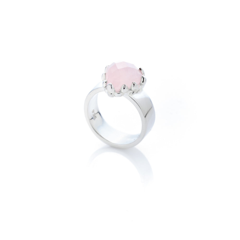 Stolen Girlfriends Club Rose Quartz Love Claw Ring