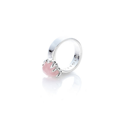 Stolen Girlfriends Club Rose Quartz Love Claw Ring