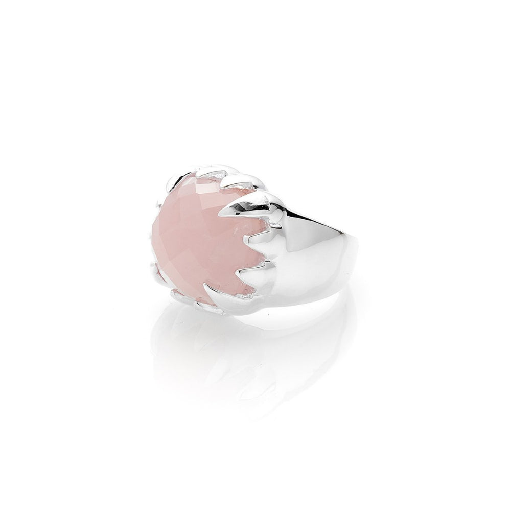 Stolen Girlfriends Club Rose Quartz Claw Ring