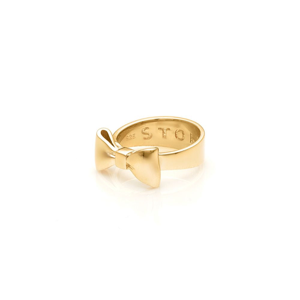 Stolen Girlfriends Club Bow Gold Plated Ring