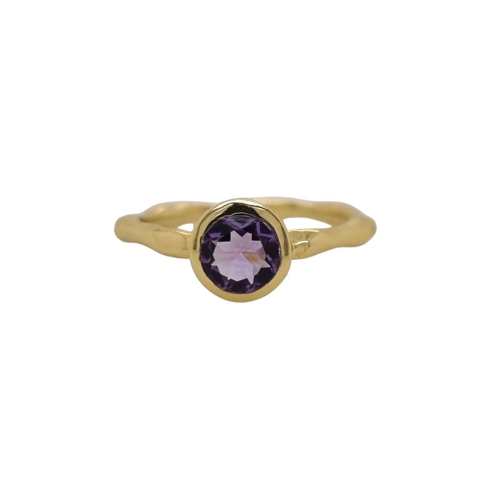 Luna 'Loge' Amethyst Gold Ring