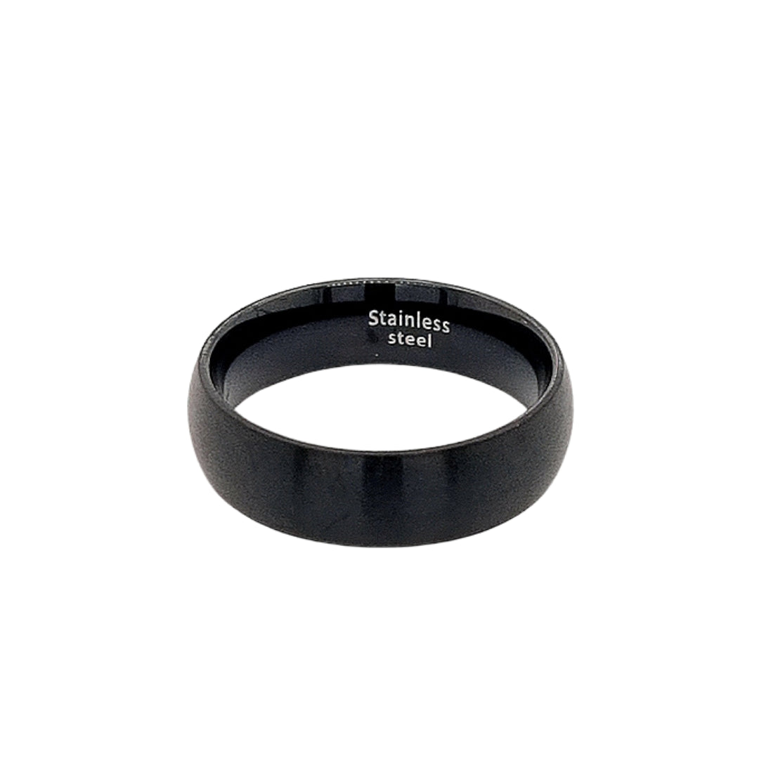 Revolution Matte Black 6mm Ring