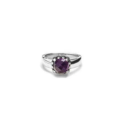 SGC Dark Amethyst Stg Ring (Q)