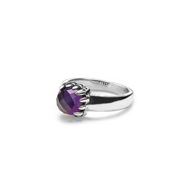 SGC Dark Amethyst Stg Ring (Q)