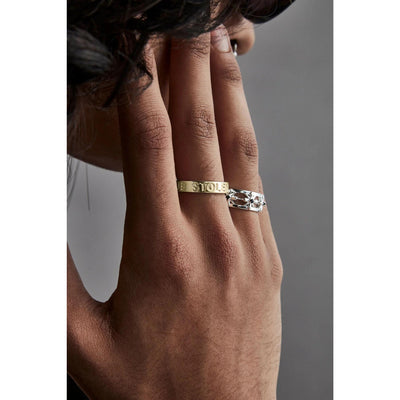 Stolen Girlfriends Club Clean Logo Silver Ring