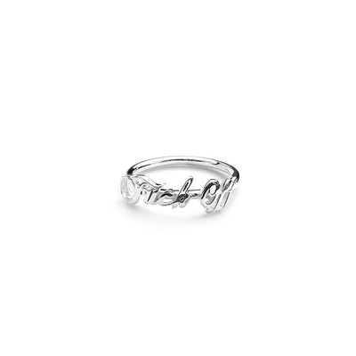 Stolen Girlfriend Club | Silver | Micro Warm Welcome | Ring | Size N