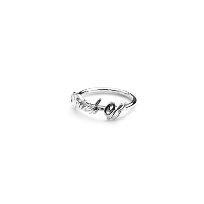 Stolen Girlfriend Club | Silver | Micro Warm Welcome | Ring | Size N