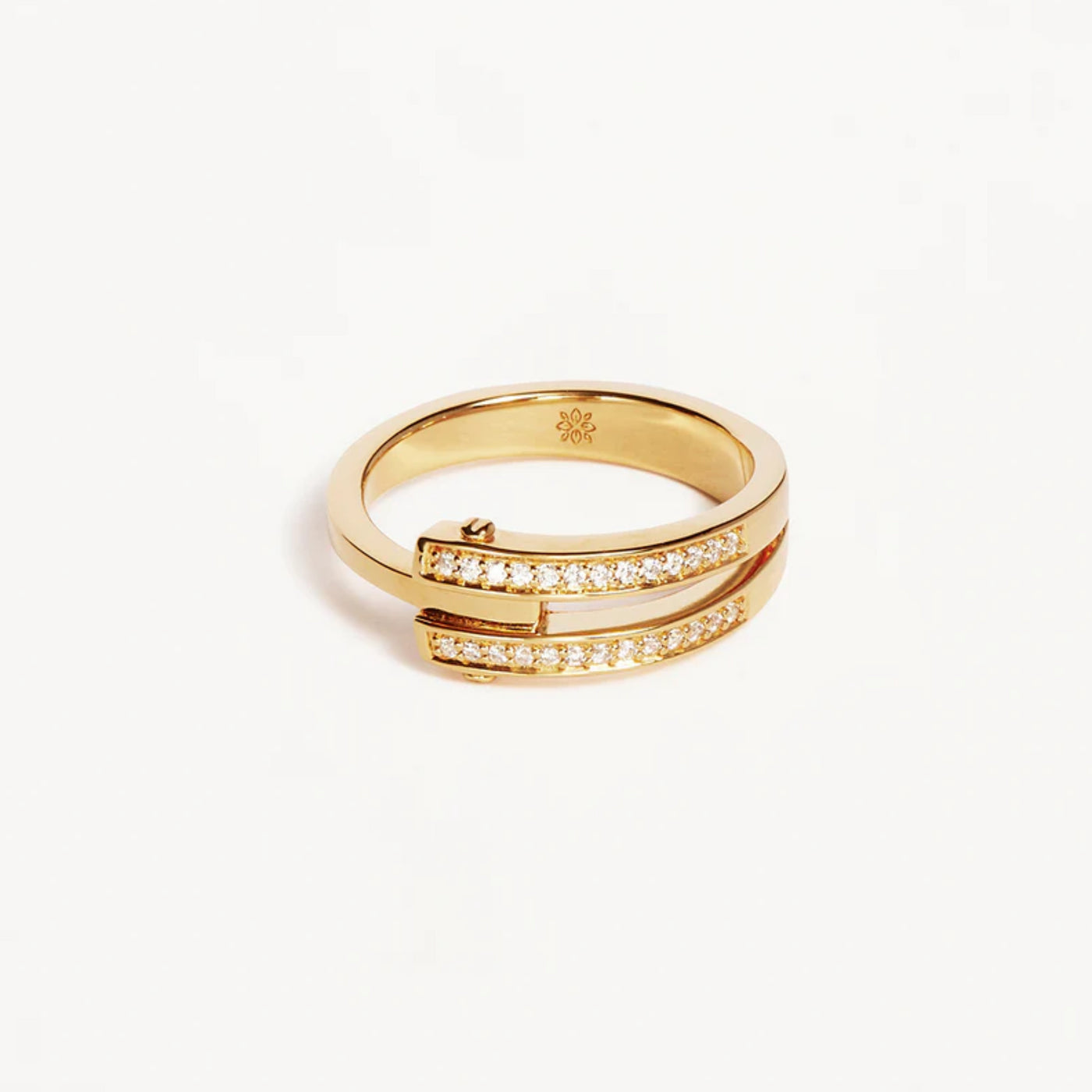 By Charlotte | Connect Deeply | 18k Gold Vermeil | Ring | Size N