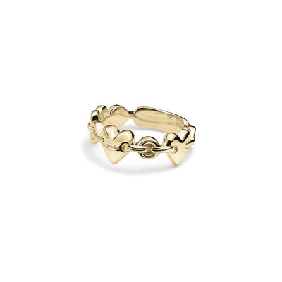 Stolen Girlfriend Club | Love Locket Eternity | Gold Plated | Ring | Size Q