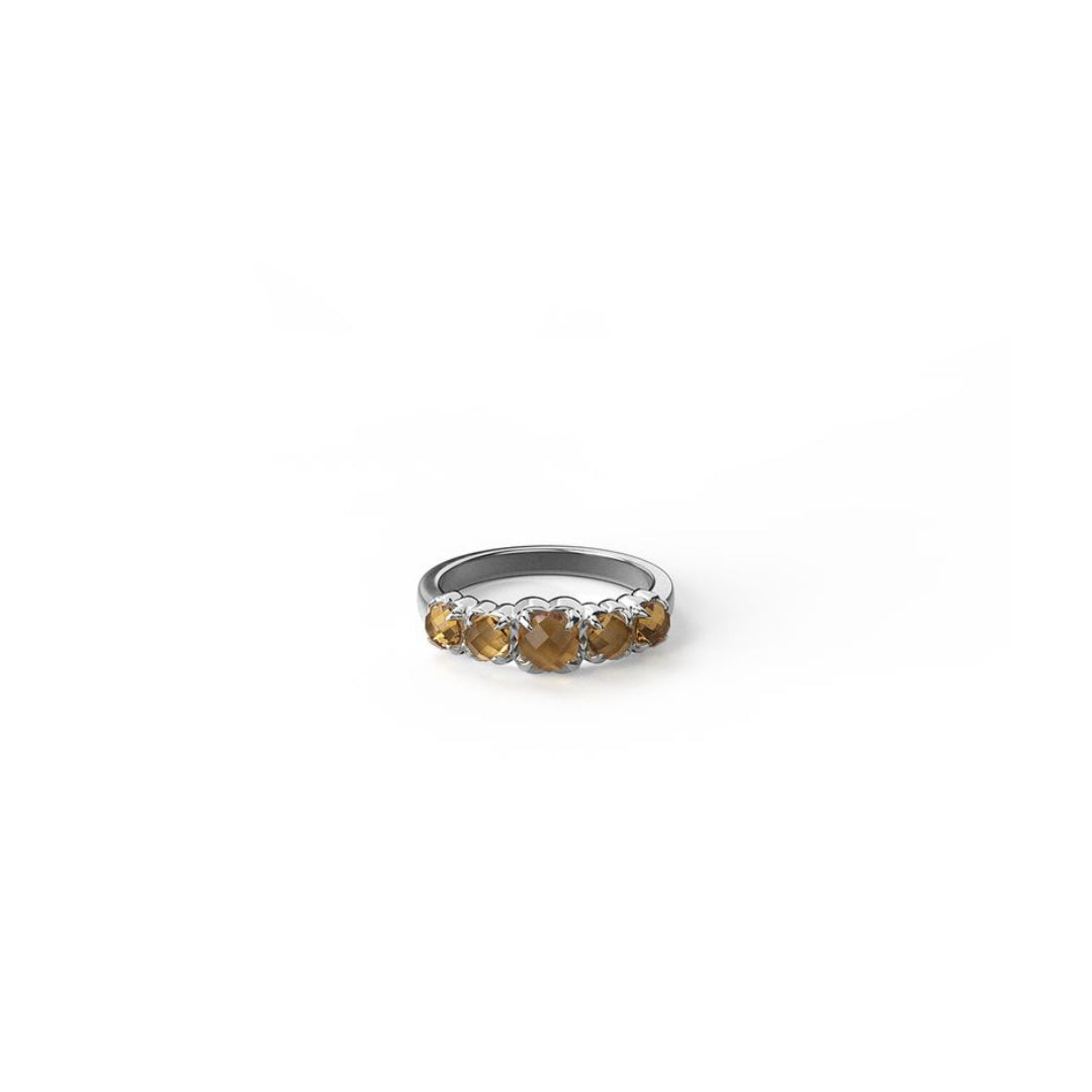 Stolen Girlfriednds Club | Halo Cluster Ring | Citrine