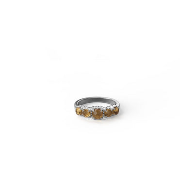 Stolen Girlfriednds Club | Halo Cluster Ring | Citrine