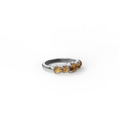 Stolen Girlfriednds Club | Halo Cluster Ring | Citrine
