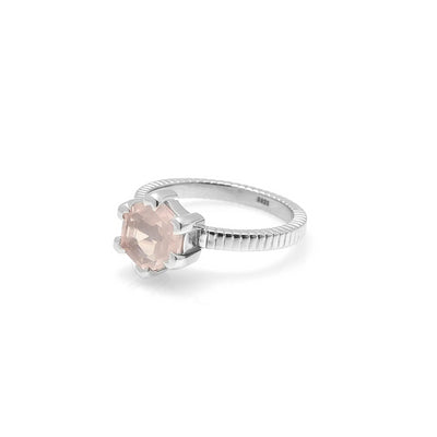 Silk & Steel | Harmony Rose Quartz | Ring | Stg