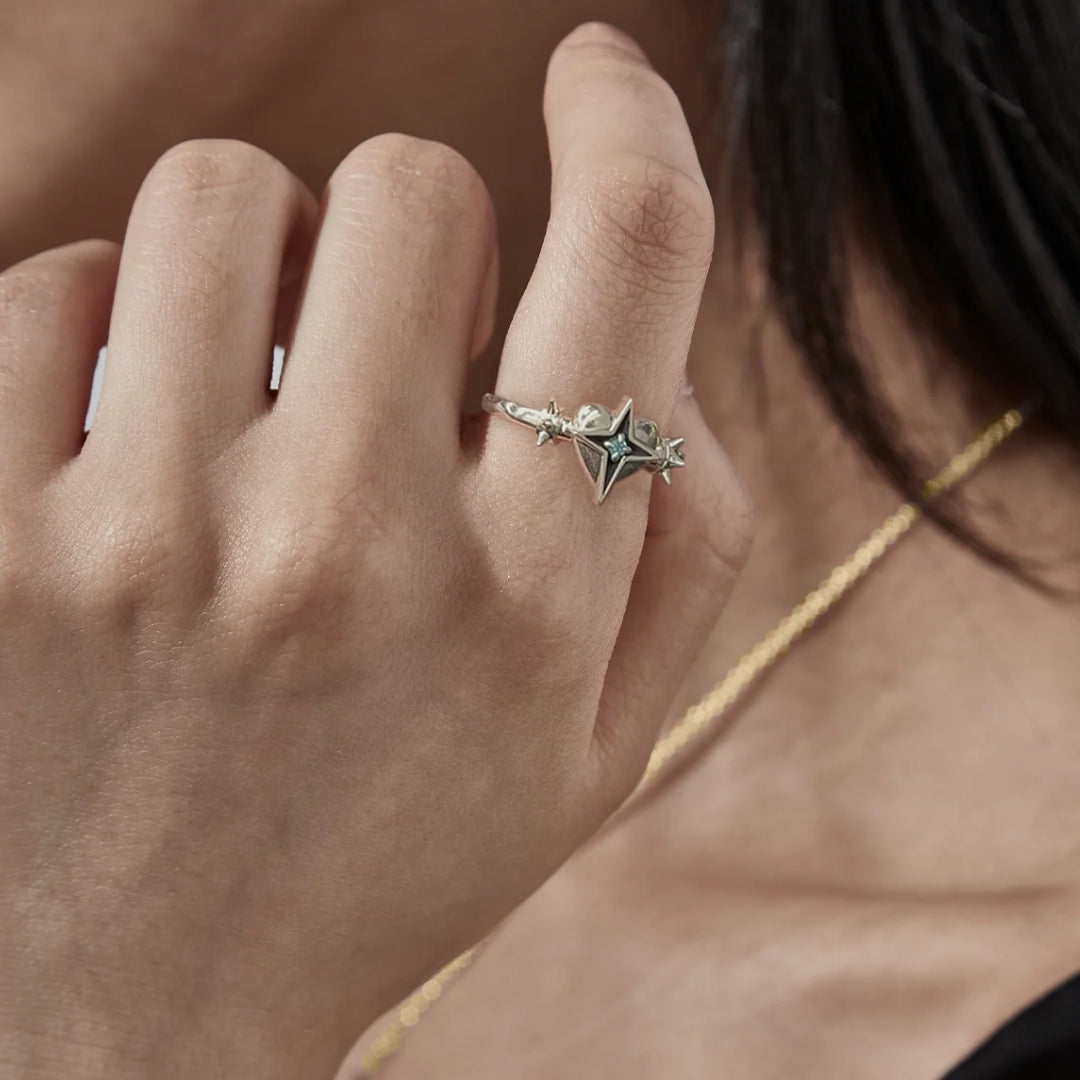 Stolen Girlfriends Club Celestial Heart Ring