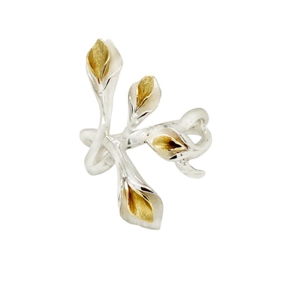 "Bloom" Entwined Floral Ring