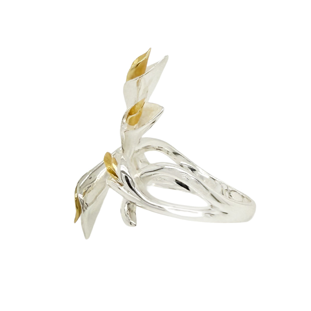 "Bloom" Entwined Floral Ring