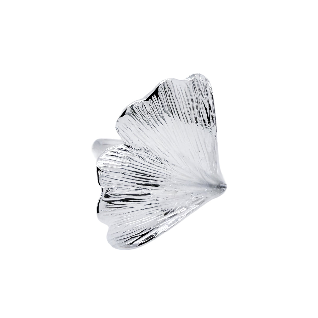 "Bloom" Silver Leaf Ring