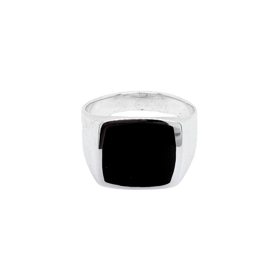 Revolution Silver & Onyx Signet Ring