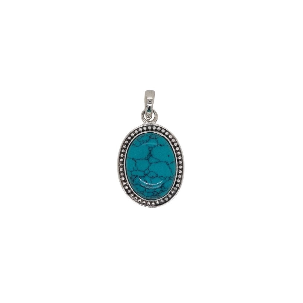 Luna 'Eukelade' Turquoise Oval Pendant