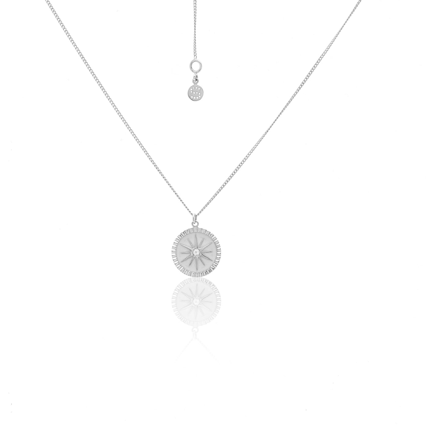 Silk & Steel Guiding Star Necklace | Silver