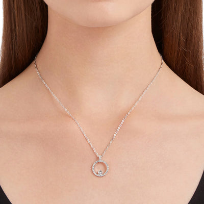 Swarovski Rhodium Creativity Pendant