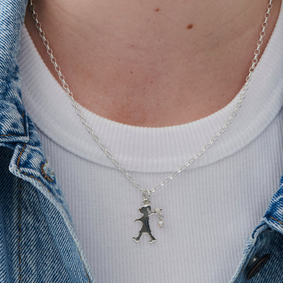 Karen Walker Girl with a Pearl Necklace | 45cm | Sterling Silver